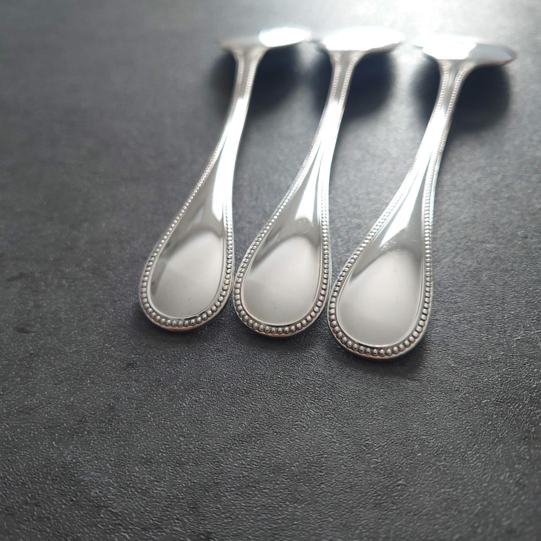 極希少 美品 クリストフル パール ソーススプーン 3点