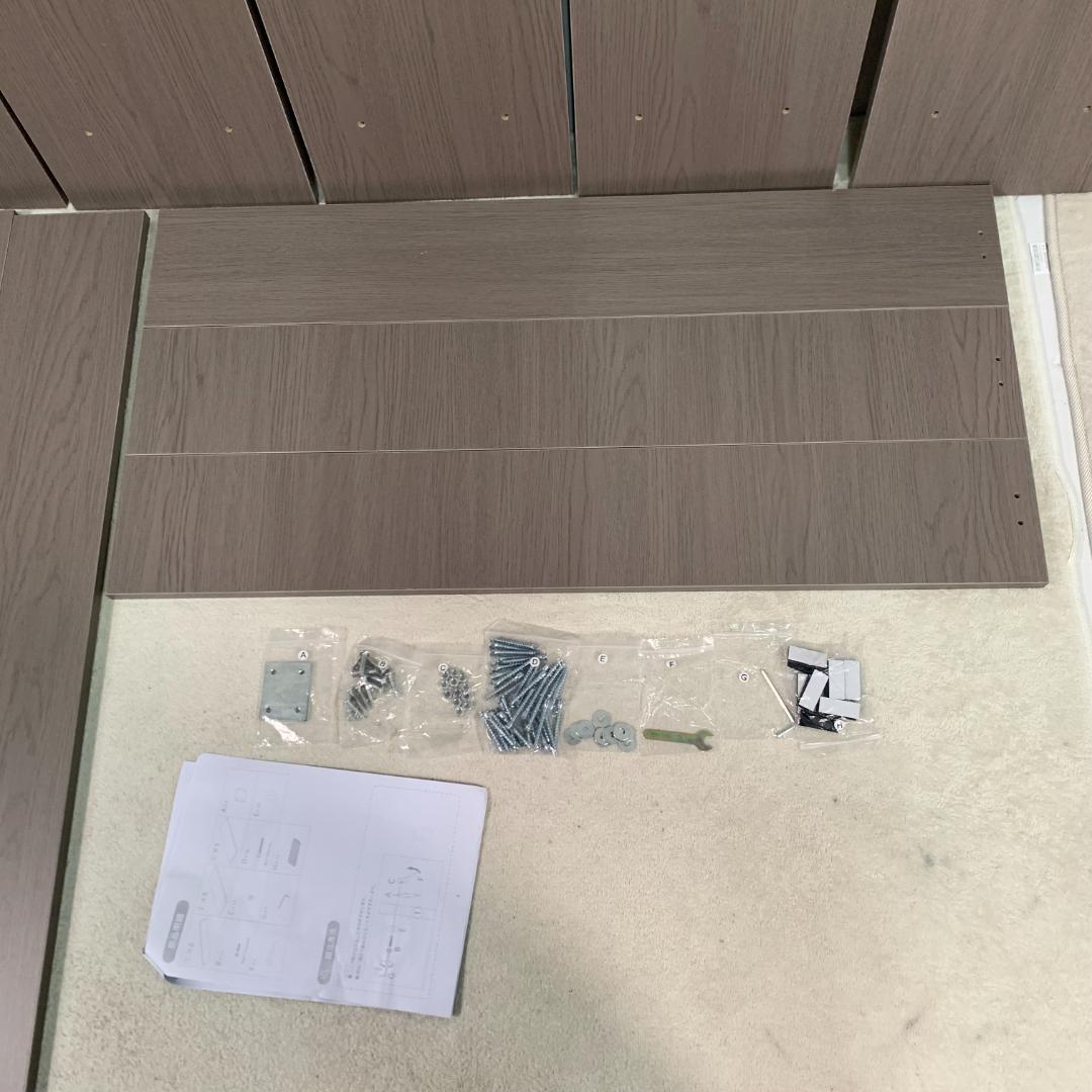 訳あり部品ベッド ローベッド SS ベッドフレーム すのこベッド1693-170