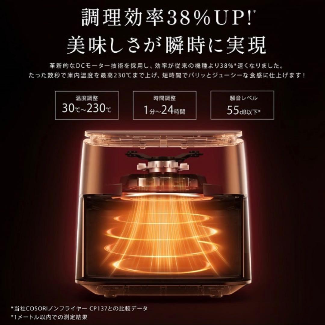 新品未使用　COSORI TurboBlaze ノンフライヤー コンボ　6L