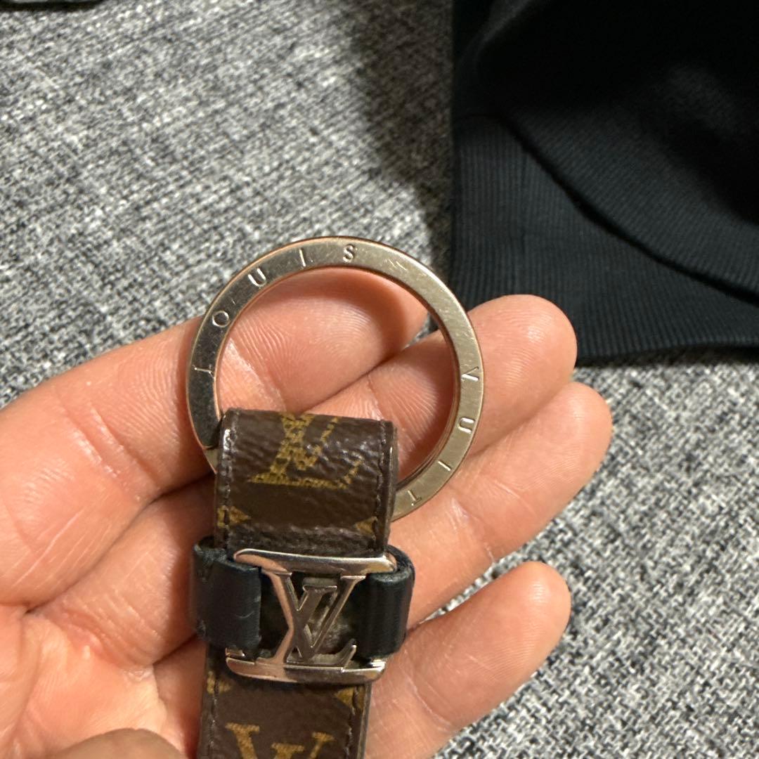 Louis Vuitton キーホルダー ブラウンレザー　キーリング