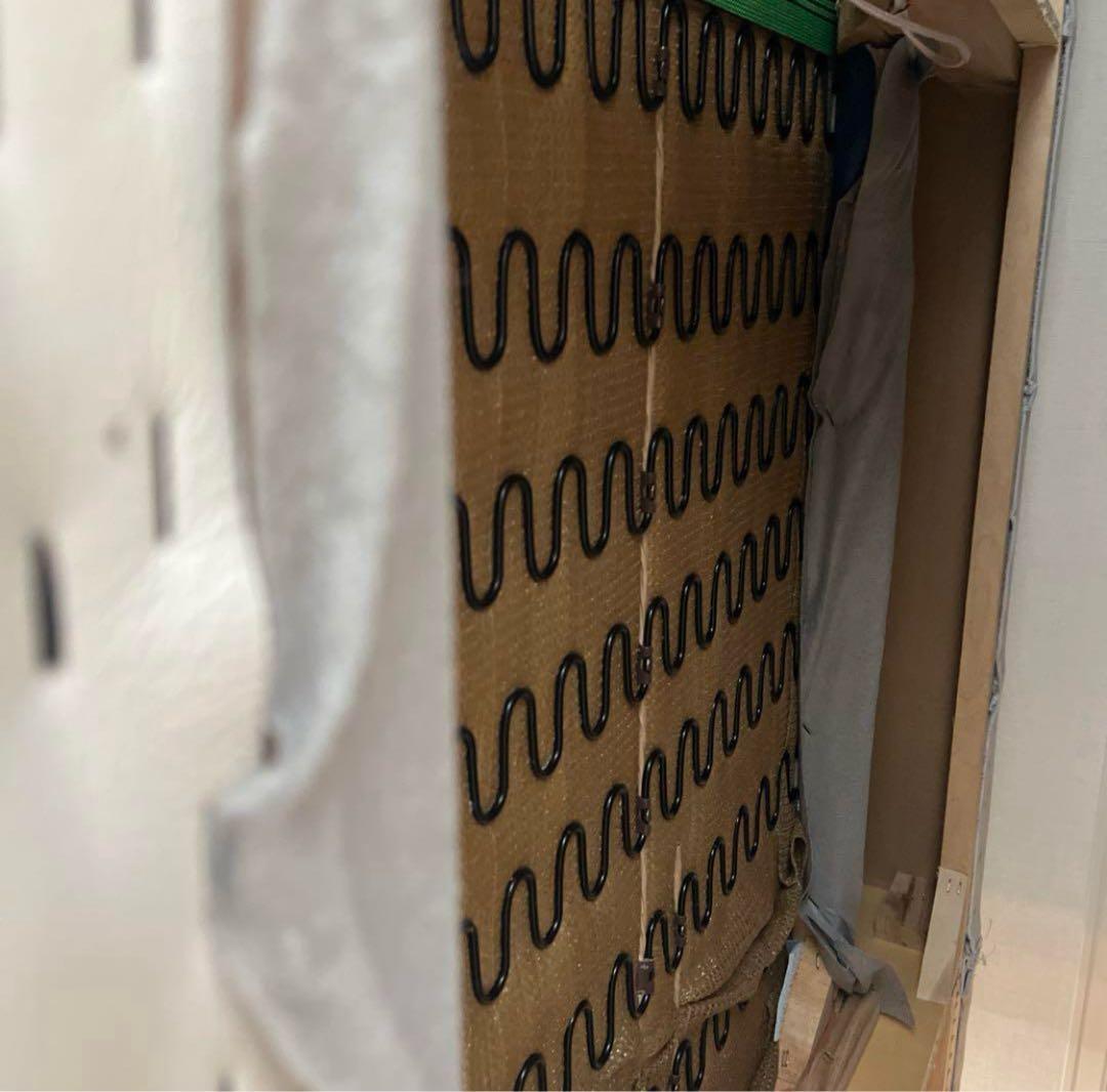 専用　セール！定価22万　高級本革ソファー白2.5S 革　ヘッドレスト可動