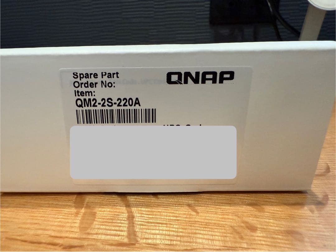 【美品】QNAP QM2-2S-220A PCIe拡張カード