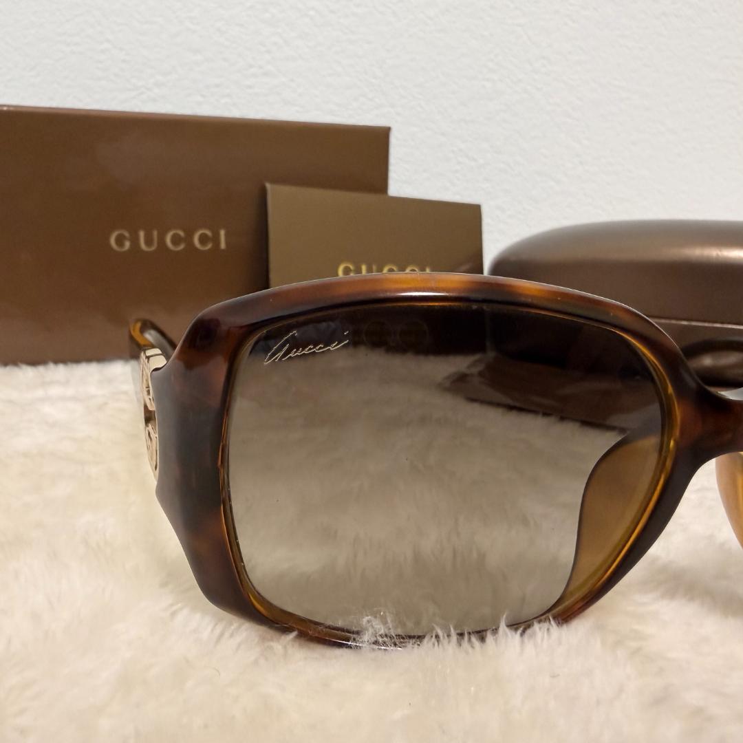 【セール中】極美品GUCCI サングラス ブラウンフレーム