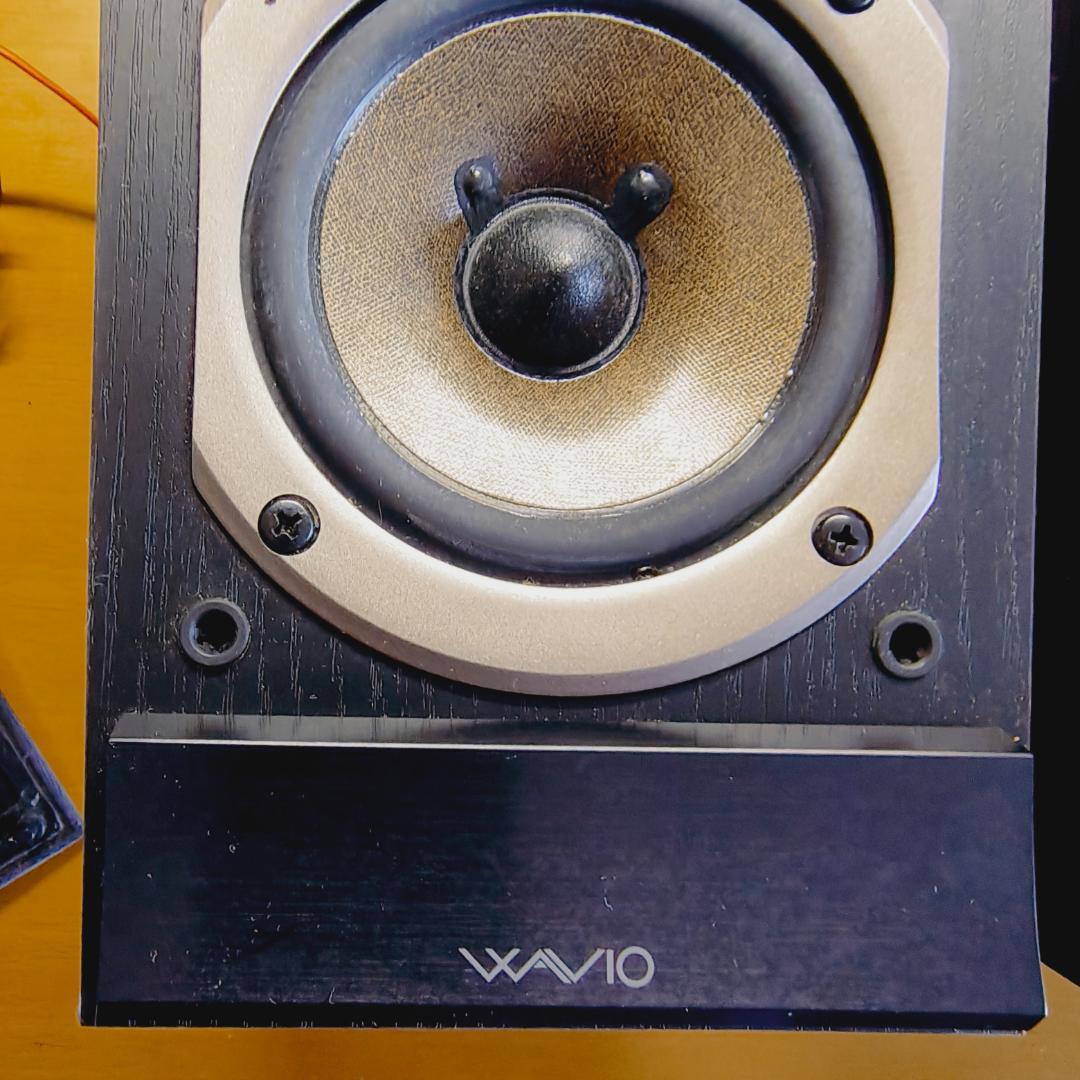 ONKYO WAVIO GX-D90 アンプ内蔵スピーカー　木目調ブラック