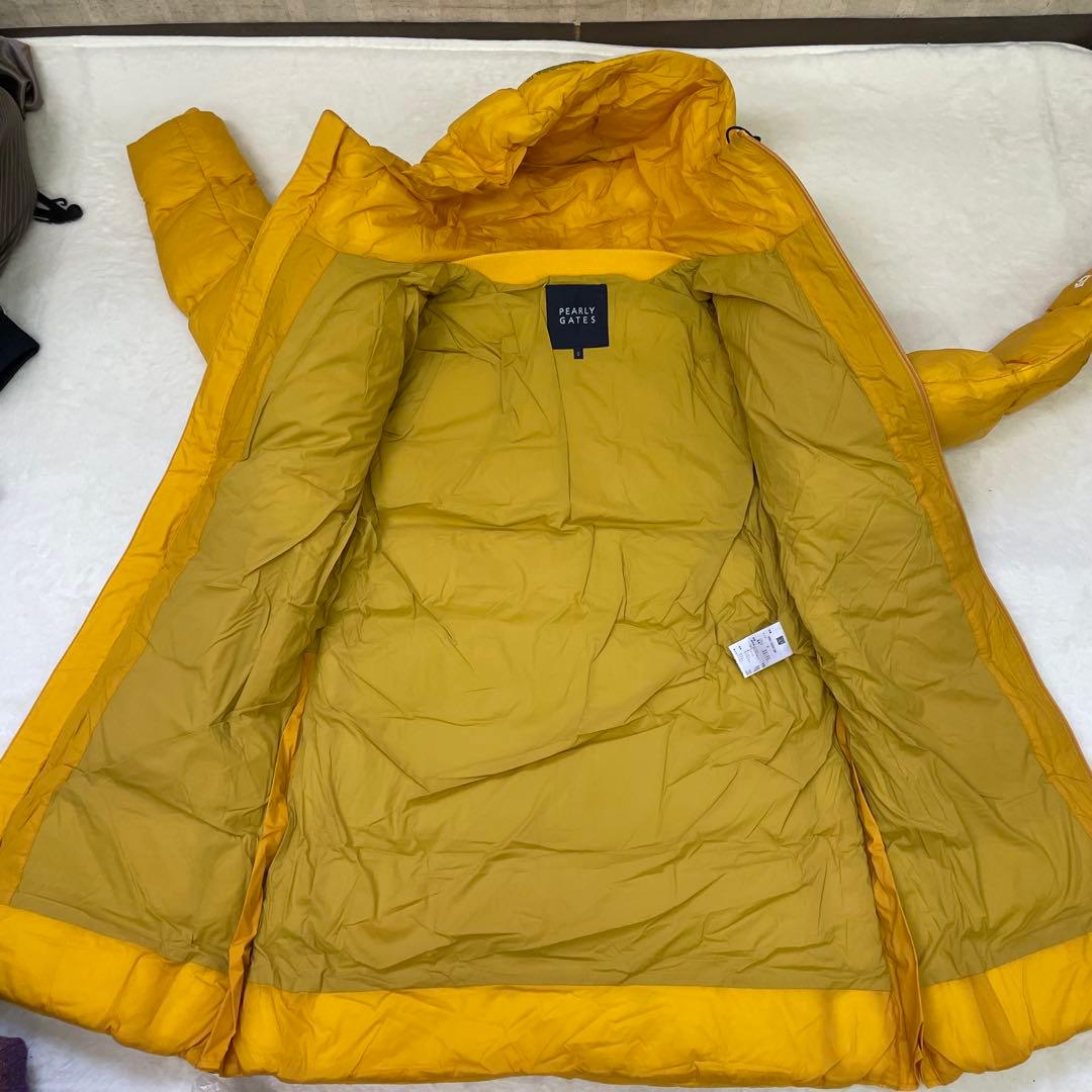 極美品　PEARLY GATES イエローダウンジャケット ダウンコート