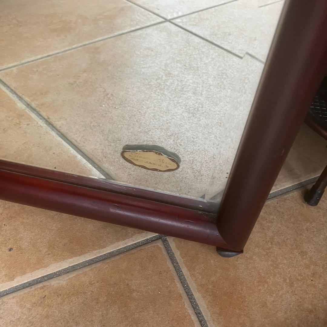 美品　塩川光明堂　スタンドミラー　全身鏡　姿見　ウォールミラー　ヨーロピアン