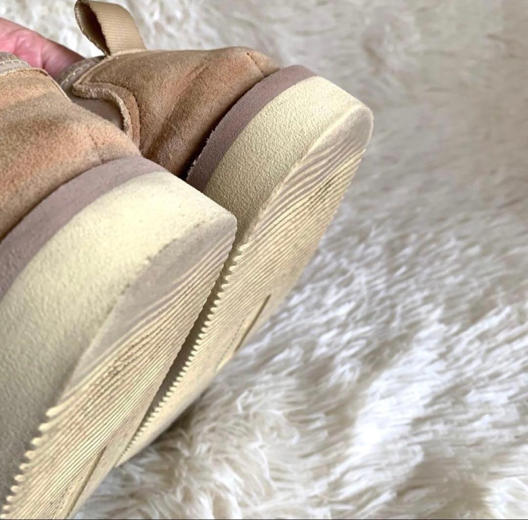 なおぼう様SUICOKEスイコック ムートン スリッポン サボ25cm