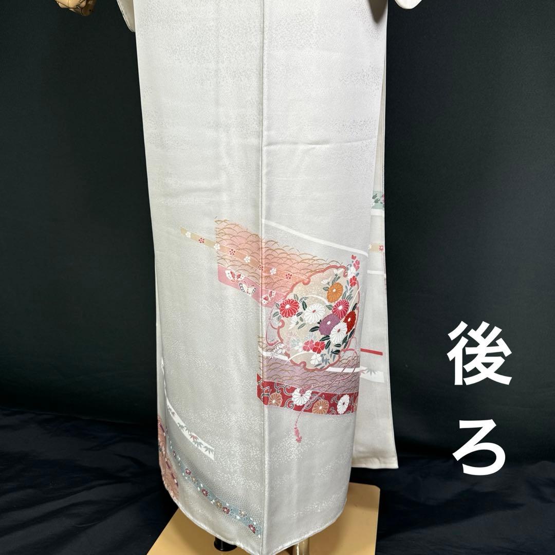 2597★格調上位　古典有職文様★訪問着セット★正絹長襦袢付き★6点セット★