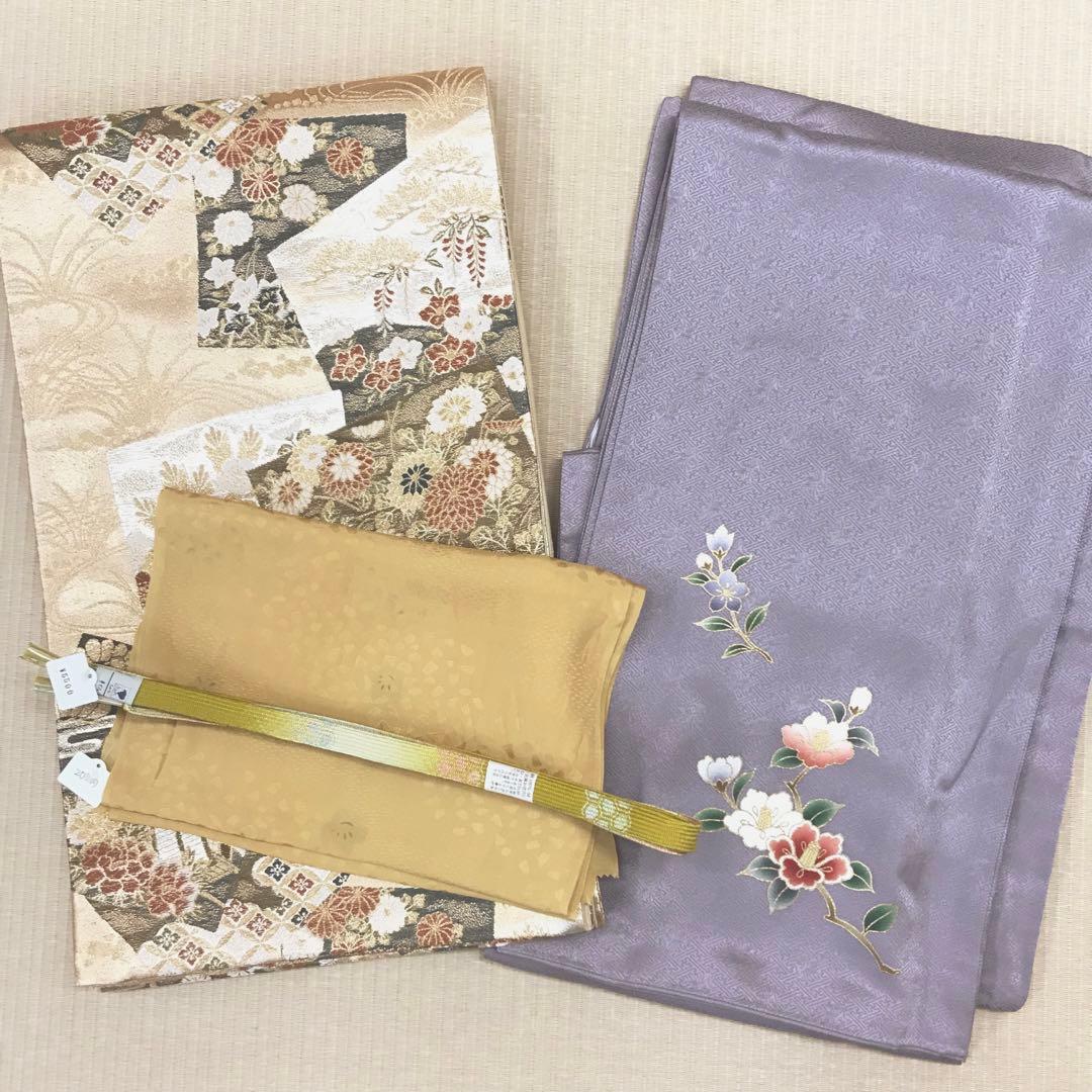 梅乃【118】正絹　訪問着　フルセット　裄67 七五三　お宮参り　結婚式