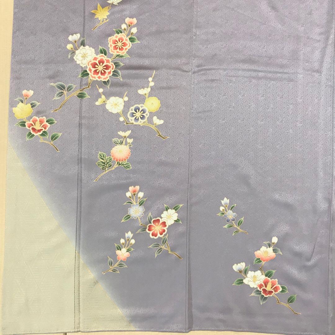 梅乃【118】正絹　訪問着　フルセット　裄67 七五三　お宮参り　結婚式