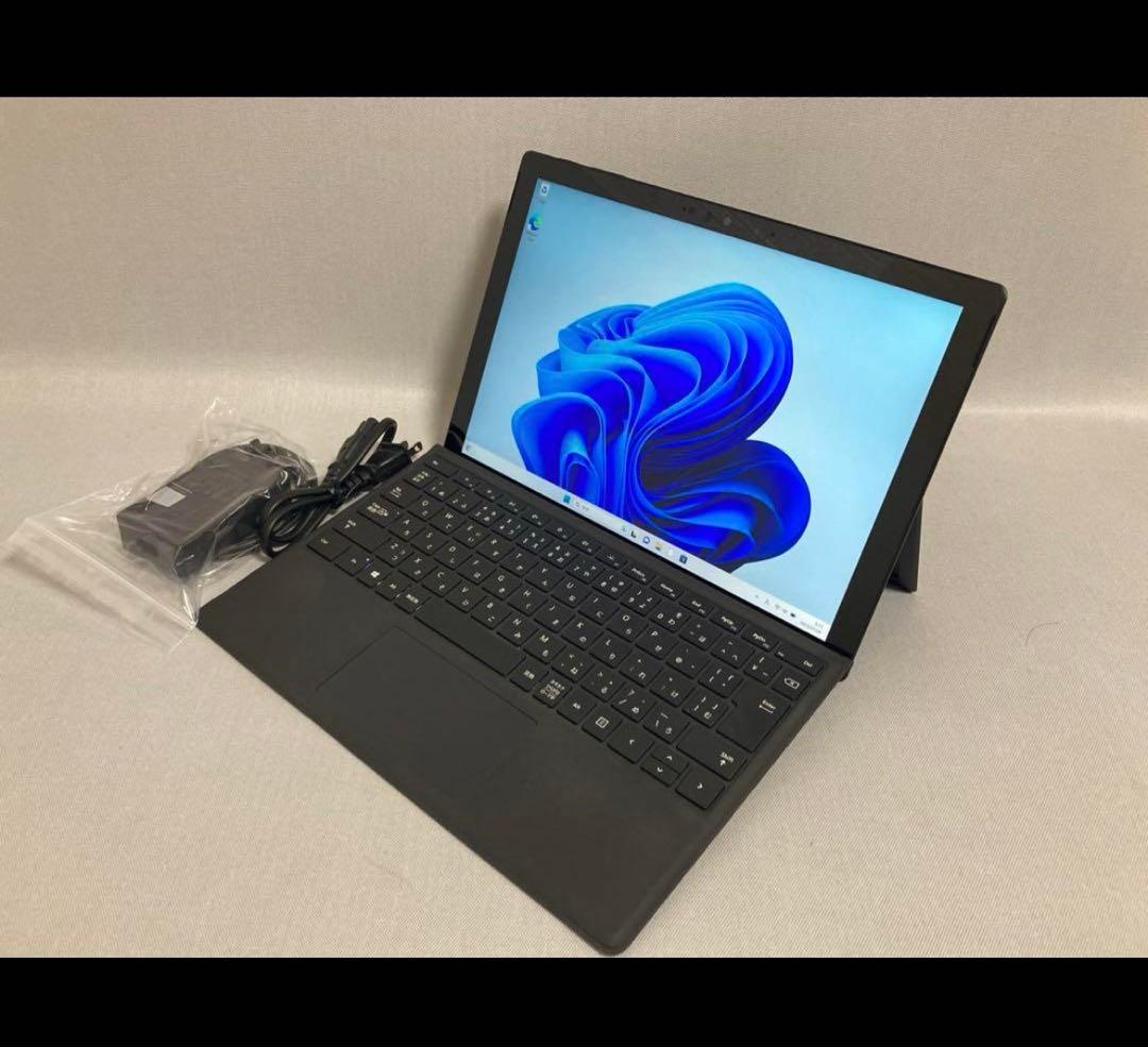 【保証付】SurfacePro7 BLACKボディ☆Office込み♪