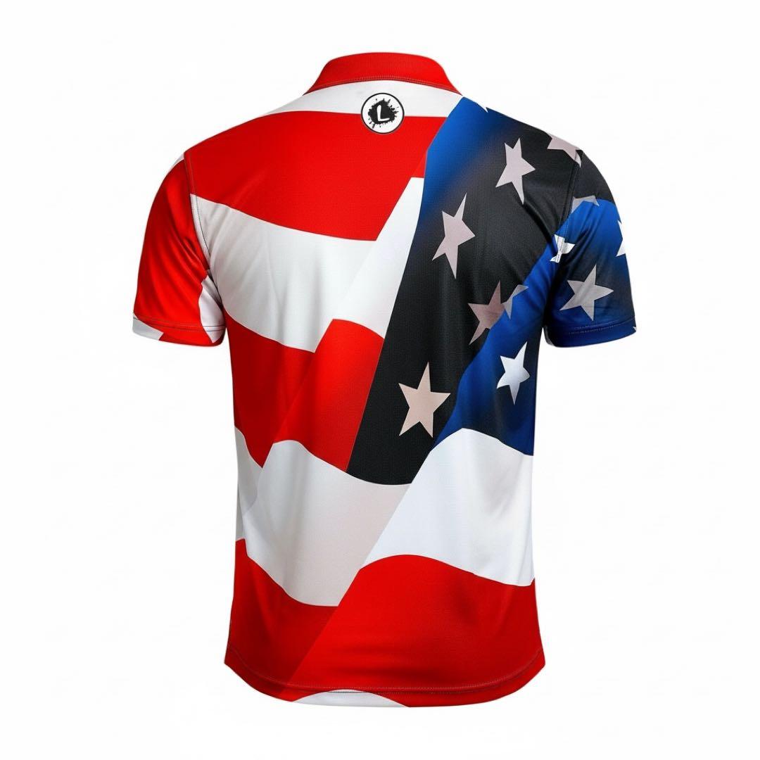 【新品/USサイズXL ストーム ボウリングウェア ブルー レッド ホワイト】