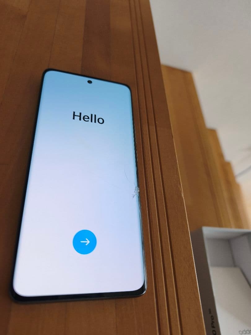 OPPO Reno 10 Pro グレー 充電器、箱付き 画面割れあり