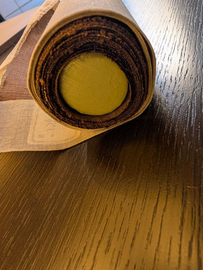 まこと織物　まことのよろけすくい織　手織西陣織名古屋帯反物　絹　新品　31万円