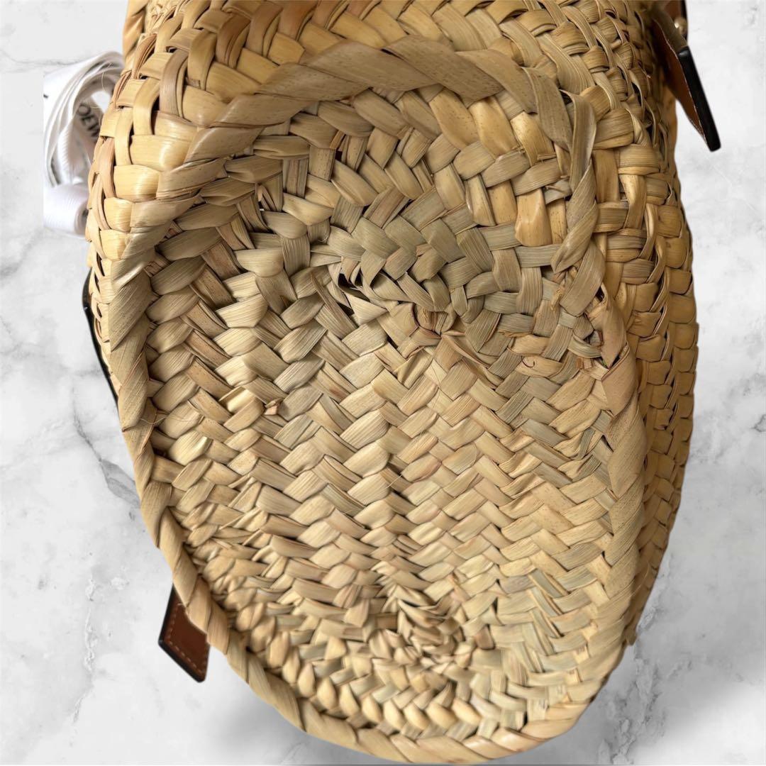 【正規品/美品】ロエベ LOEWE かごバッグ ラフィア スモール Sサイズ