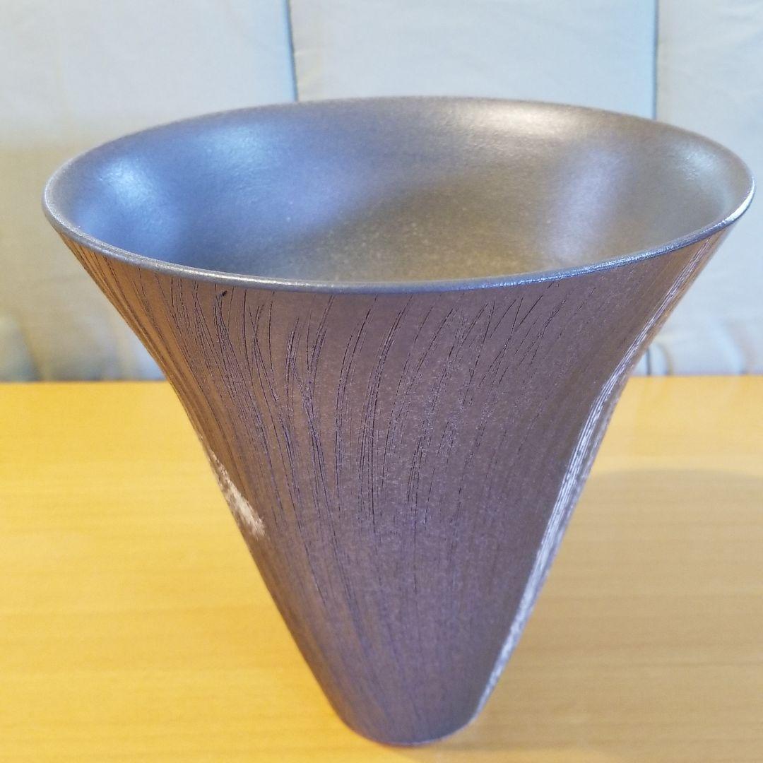 花器 剣山受け台付き 美品 箱付き