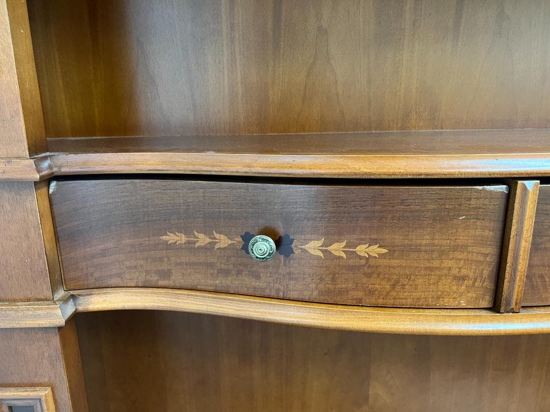 アンティーク調　木製バーカウンター②　※棚のみ