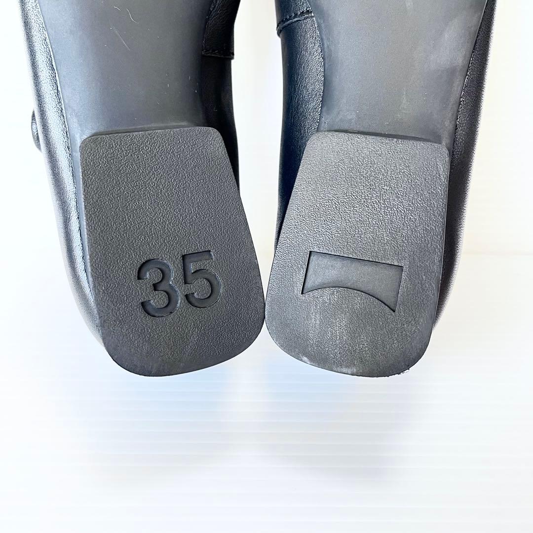 極美品✨ CAMPER カンペール カシマイラ フラットシューズ 22.5 黒