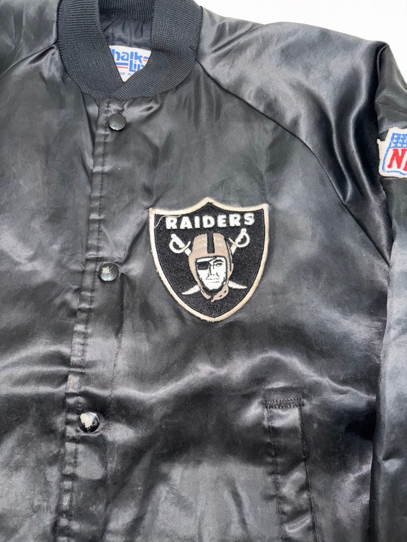 ウォームアップウェア 80's-90's USA RAIDERS STADIUM JACKET