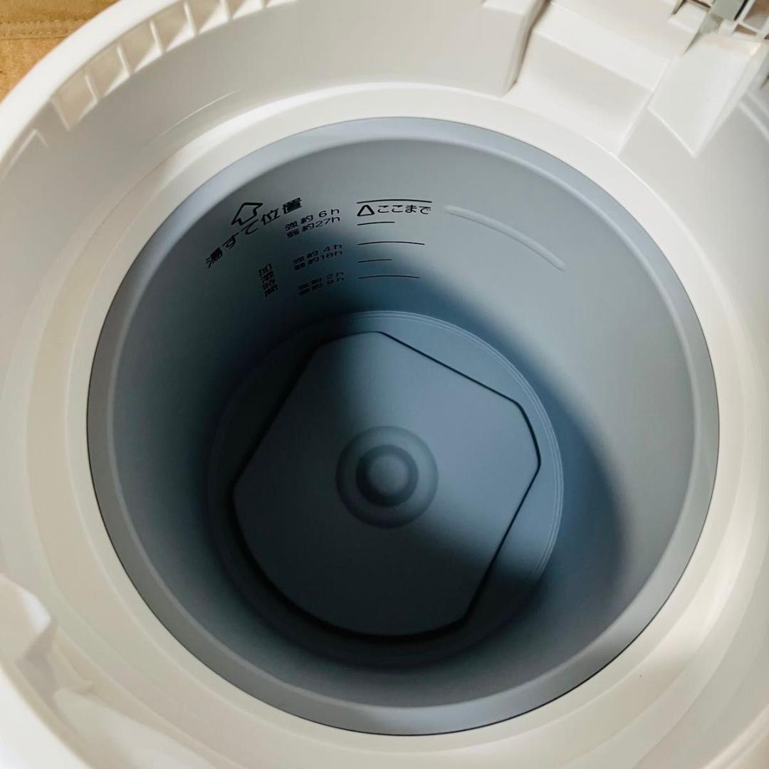 【美品】ZOJIRUSHI スチーム式加湿器 EE-RR35-WA 2023年