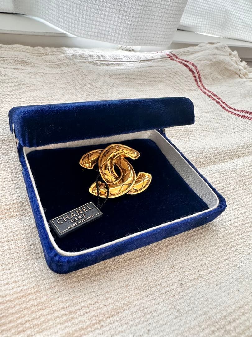 ⭐️ 鑑定済✨未使用【CHANEL】ブローチ　マトラッセ　CHANEL