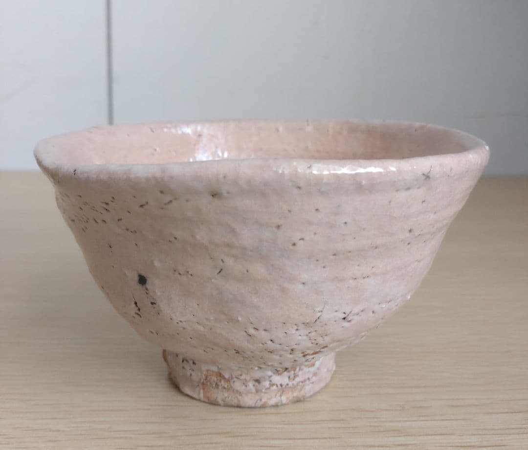 【真作古品】高麗茶碗　佐久間芳丘　松古窯　井戸形茶碗　銘「破笠」書付箱　萬古焼