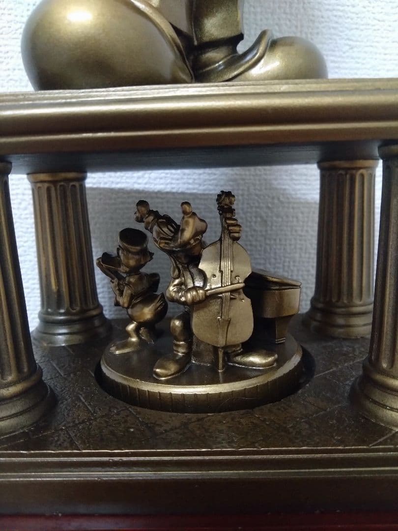 【非売品】ディズニーオーケストラ　ブロンズ像オルゴール　第一生命