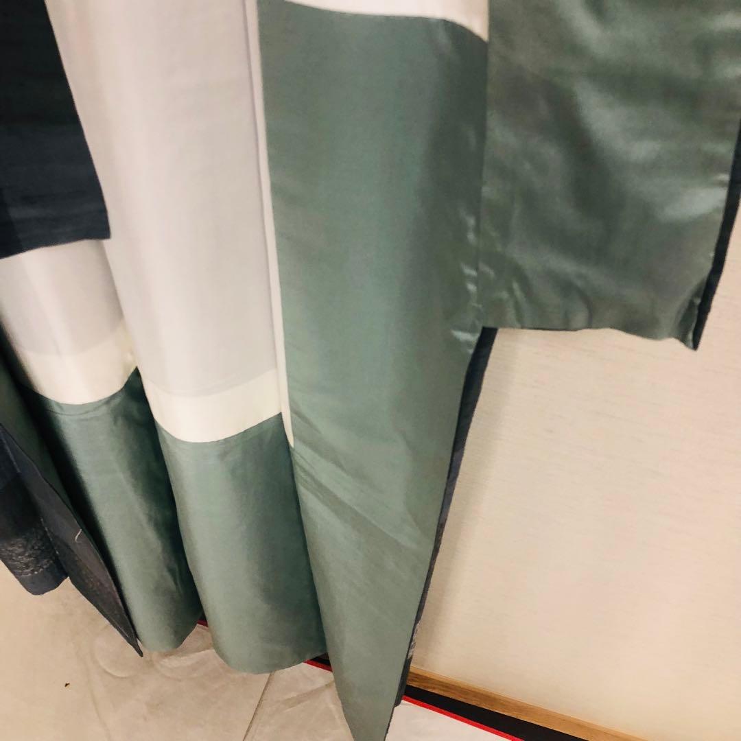 【未使用　トールサイズ】生紬　吉澤与一　付下げ　裄丈70.5 身丈169