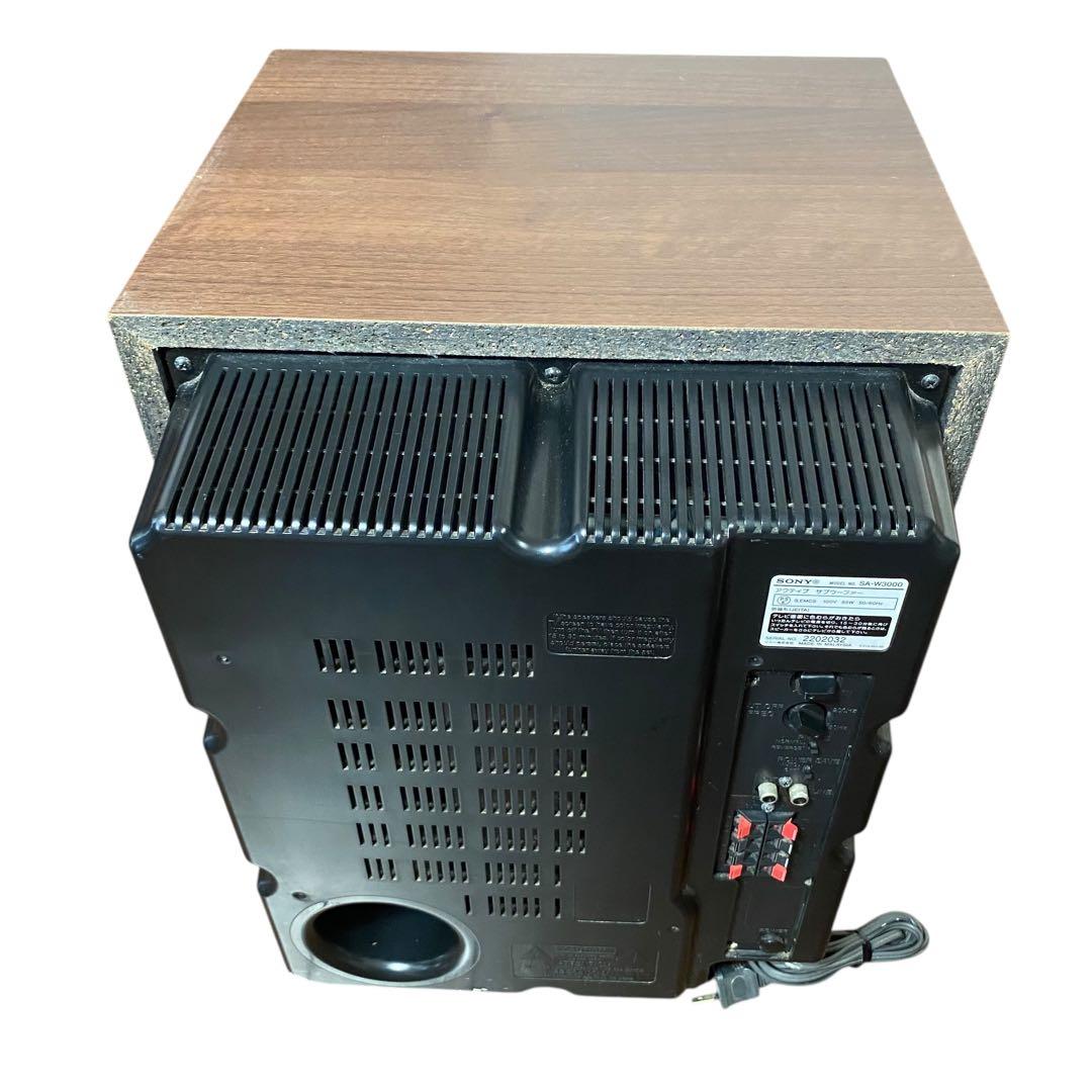 【良品】SONY サブウーファー　スピーカー　SA-W3000 音楽