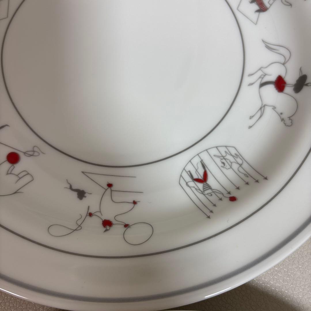 未使用美品　リチャード ジノリ ジオポンティサーカス　プレート　21cm 3枚