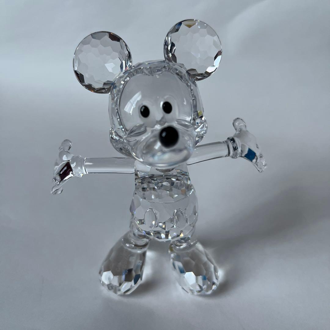 Swarovski ミッキー型クリスタル置物