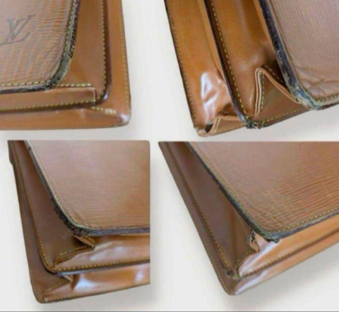 【LOUIS VUITTON】 エピ　セルヴィエットコンセイエ　ビジネスバッグ