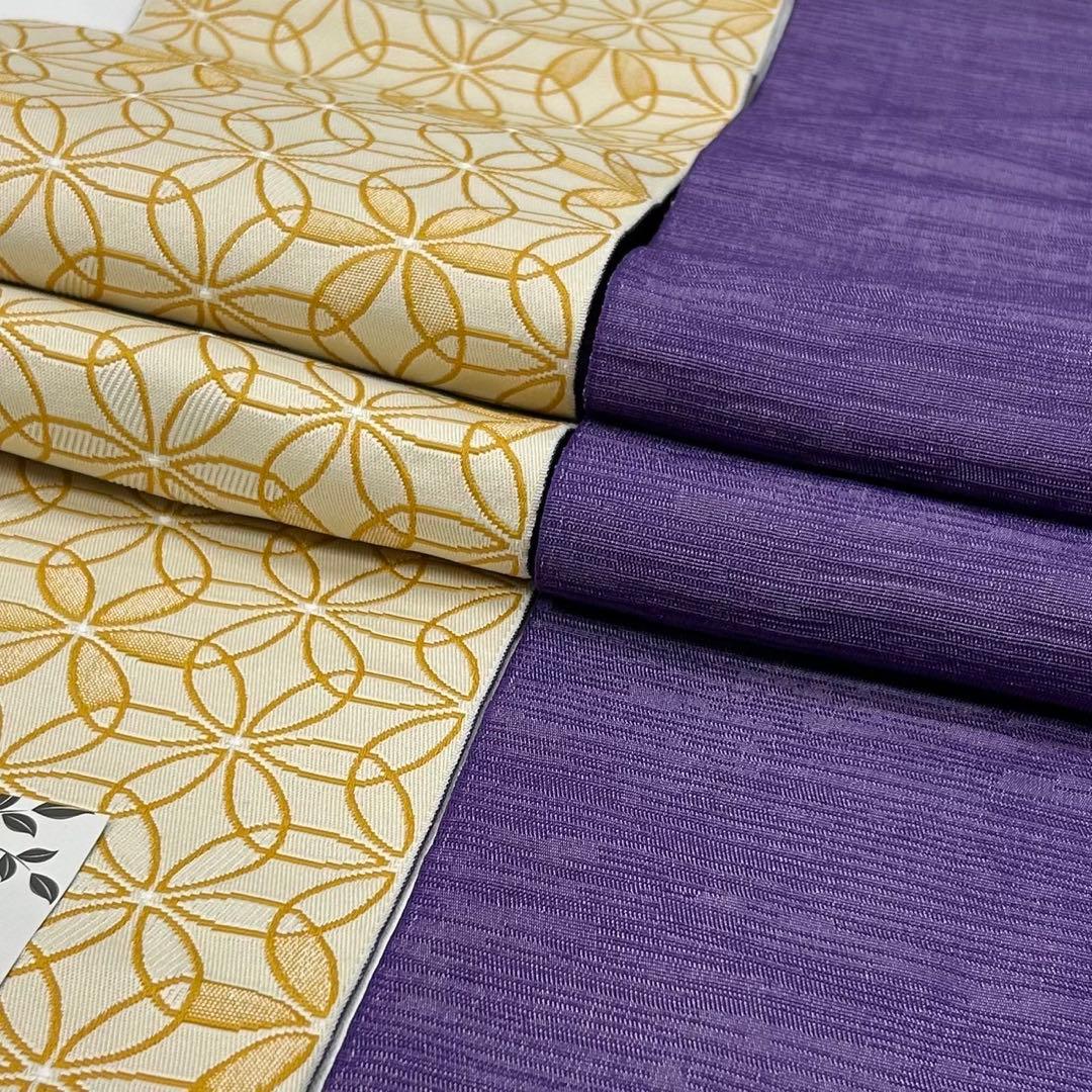 浴衣　絞り浴衣　本場　有松絞り　藍紺　小袋半幅帯　新品　 2点　新品　0726①