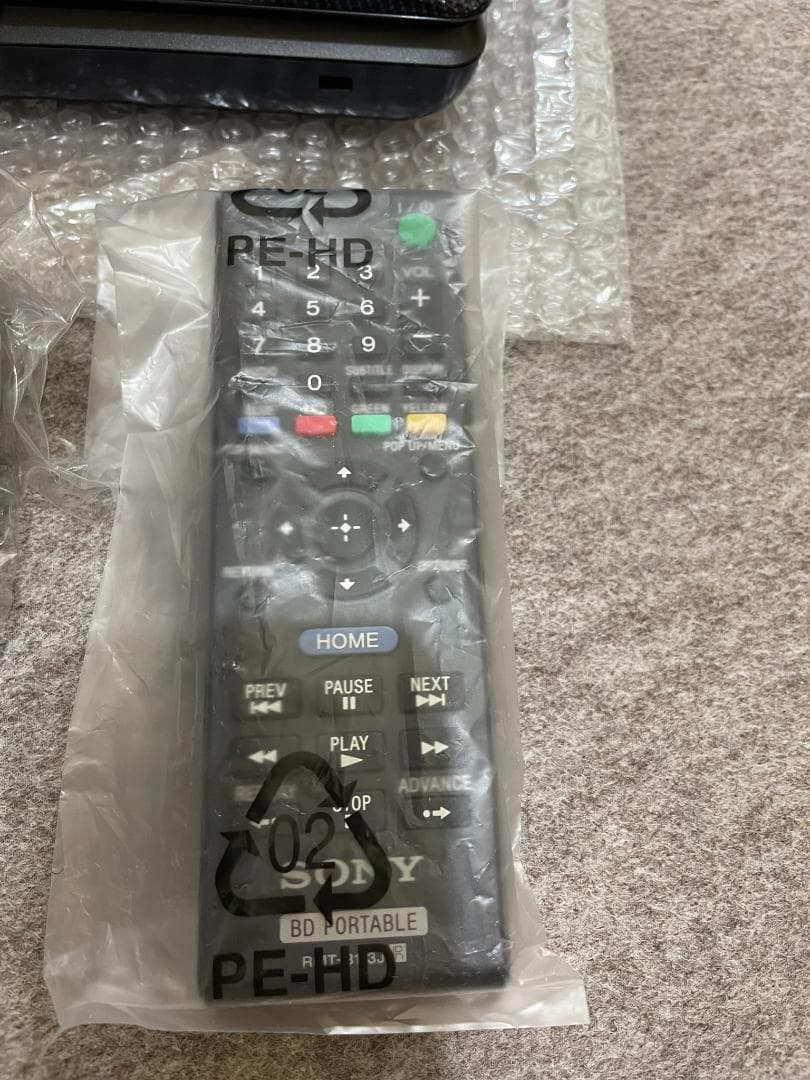 【未使用】ソニー ポータブルBD/DVDプレーヤー BDP-SX1