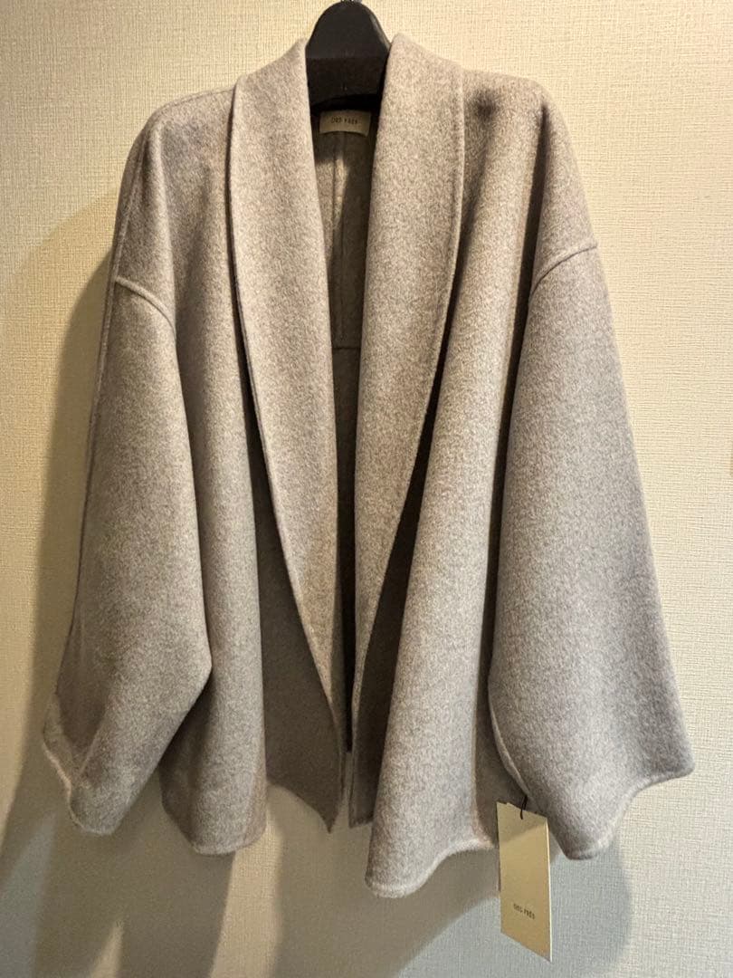 【新品・未使用・タグ付】DES PRÉS オープンフロント ウールコート