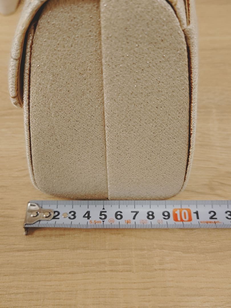 エンボス加工 花柄 和装用バッグ ホワイト　螺鈿細工