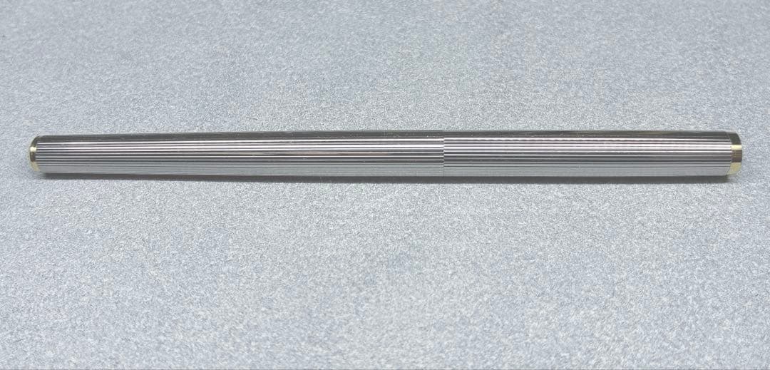 【希少 美品】モンブラン S-ライン 万年筆 シルバー 純正コンバーター付