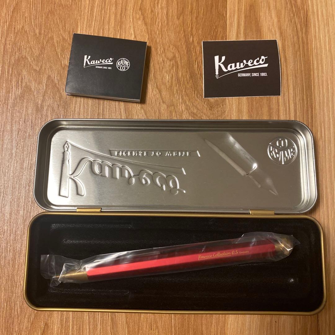 カヴェコスペシャルシャーペン0.9（黒）カヴェコスペシャル（赤）0.5とクリップ