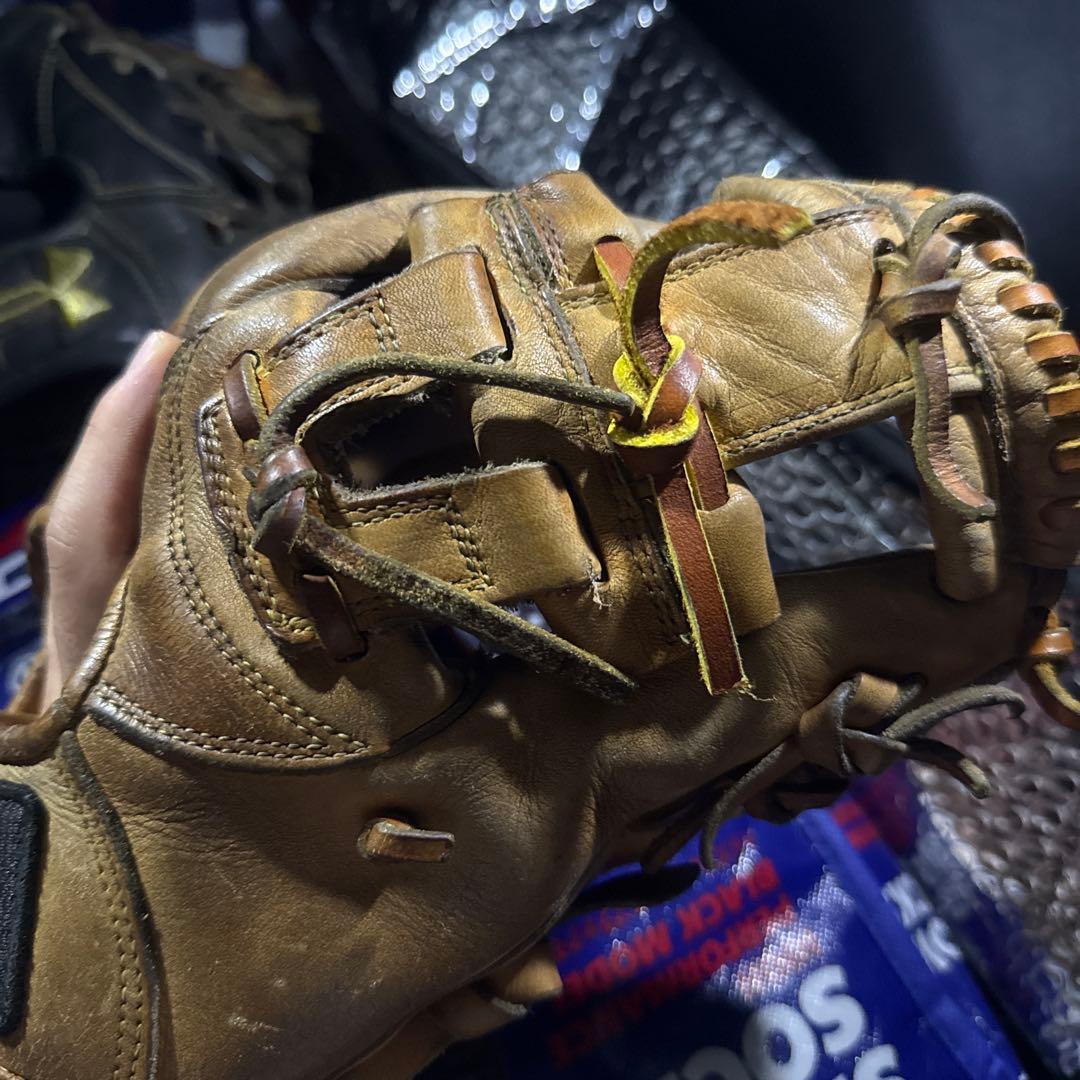 硬式野球グローブ ブラウン 右手用