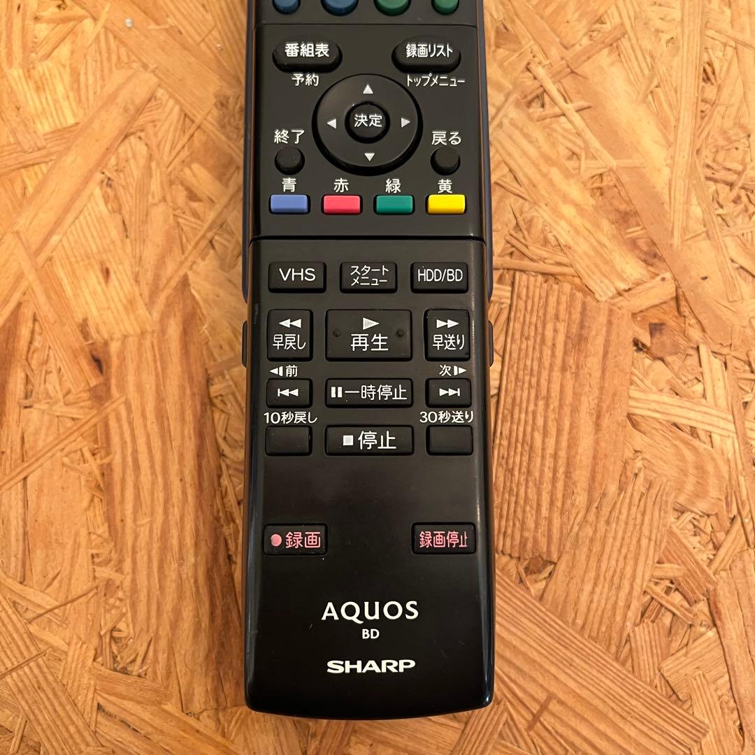 貴重 動作良好SHARPシャープVHS機能付ブルーレイレコーダーBD-HDV22