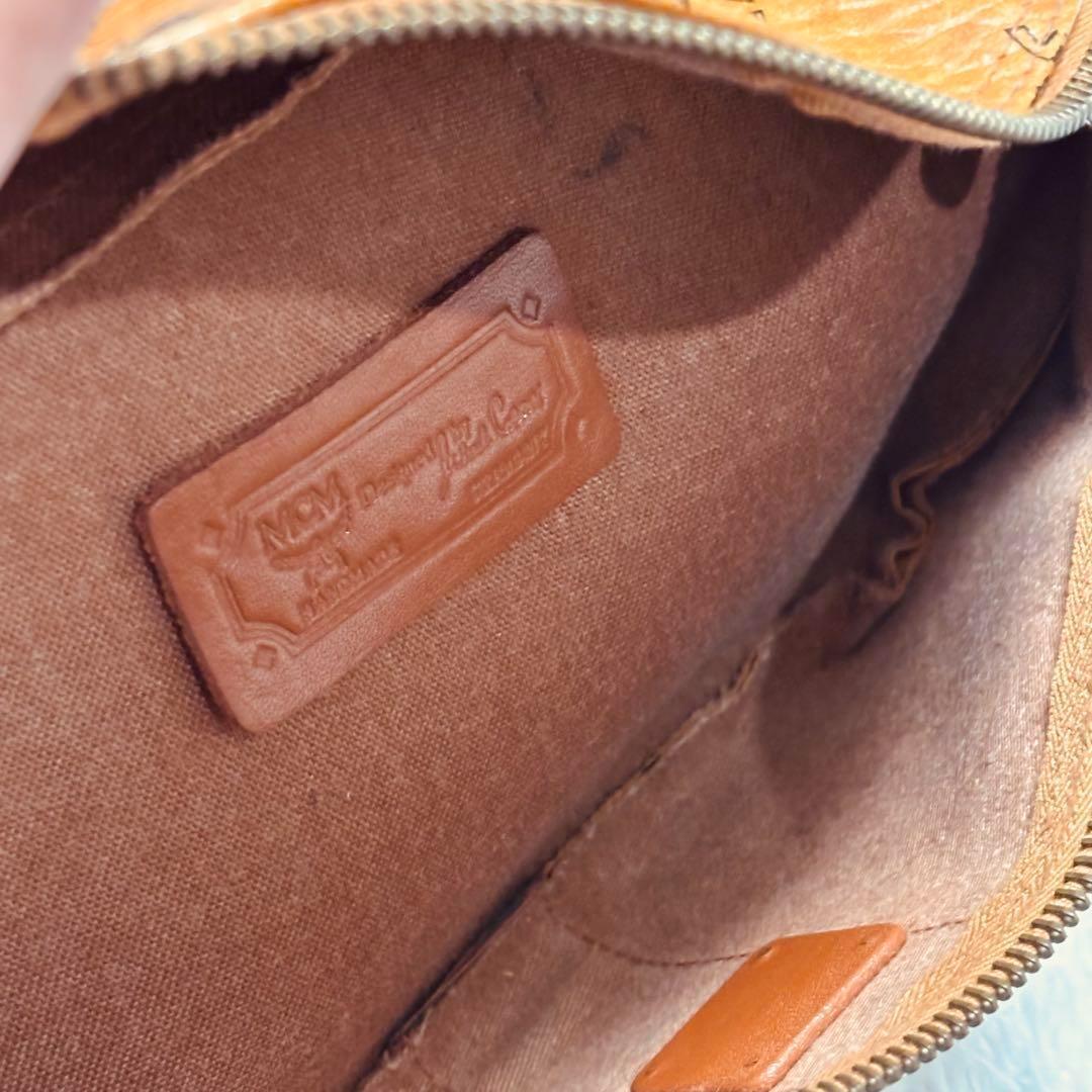 希少 大人気 MCM ヴィセトス レザー ウエストポーチ ボディバッグ ロゴ