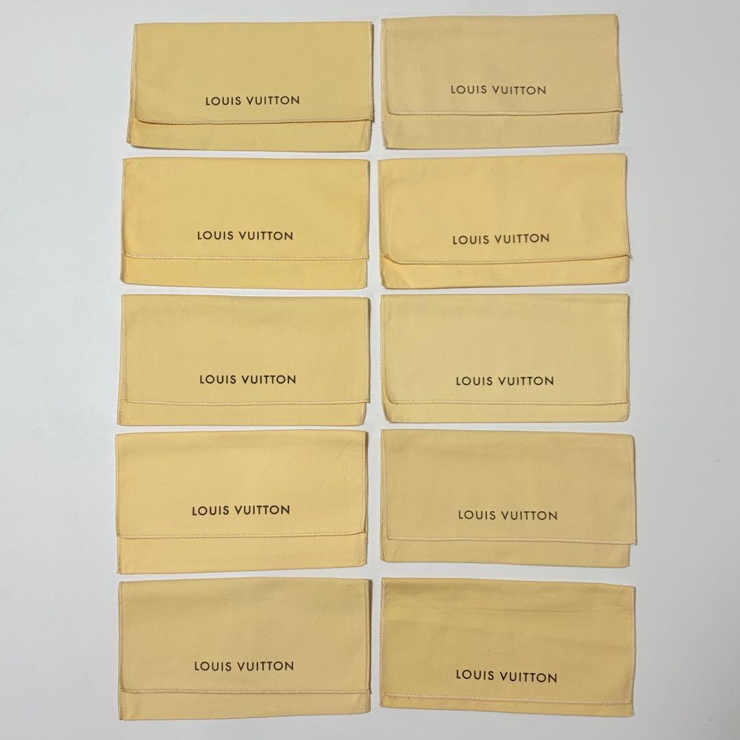 美品　ルイヴィトン　長財布用　保存袋　布袋　20枚　まとめ売り