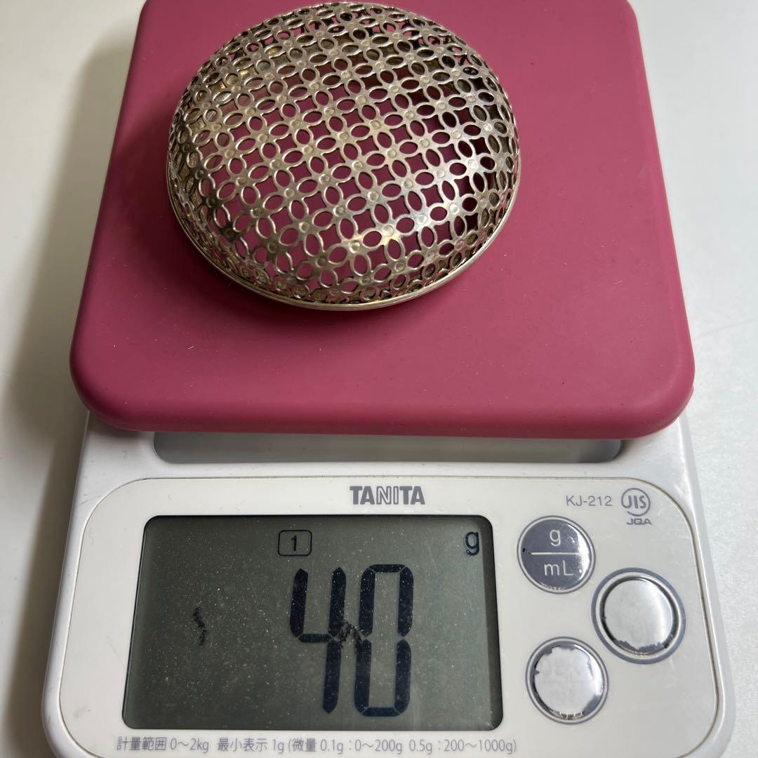 諏訪蘇山　銀火屋40g 青磁香炉　二重箱共箱　東Y8-0210☆2Fトニヒ