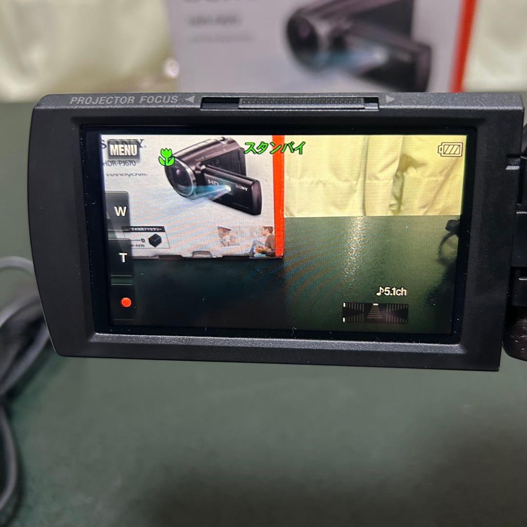 【美品】SONY HDビデオカメラ HDR-PJ670 ＋NP-FV70付