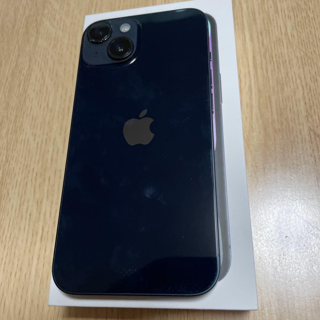 【カメラ難あり】 iPhone 14 ミッドナイト 本体箱付き