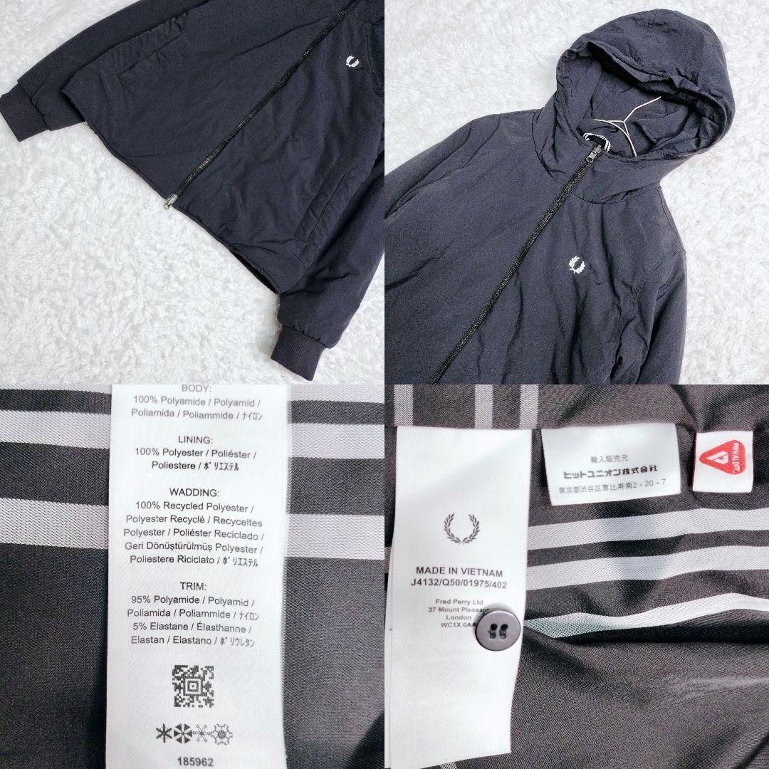 【美品】 フレッドペリー 5way 中綿　モッズコート　ロング　カーキ