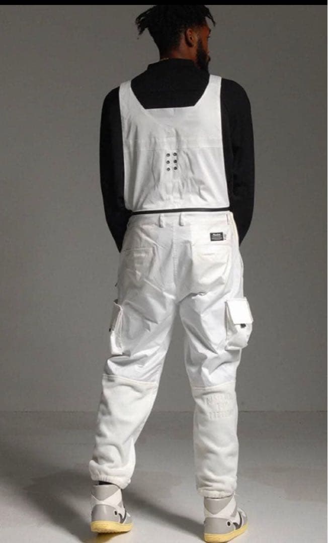 定価74800 希少Mサイズ　ラッセルノ カスタムオーバーオール 白