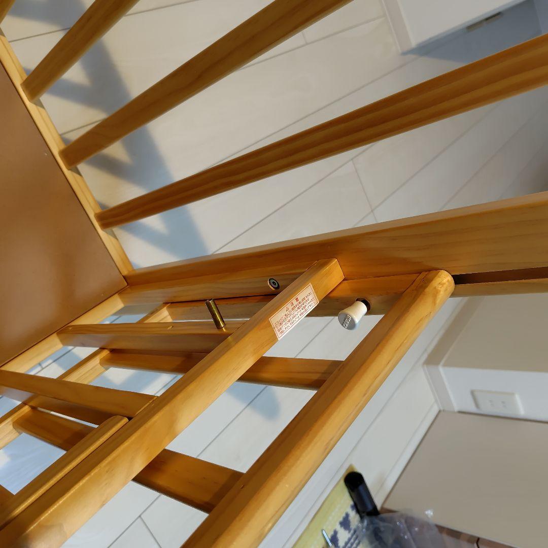 カトージ　木製ベビーベッド 下段収納付き