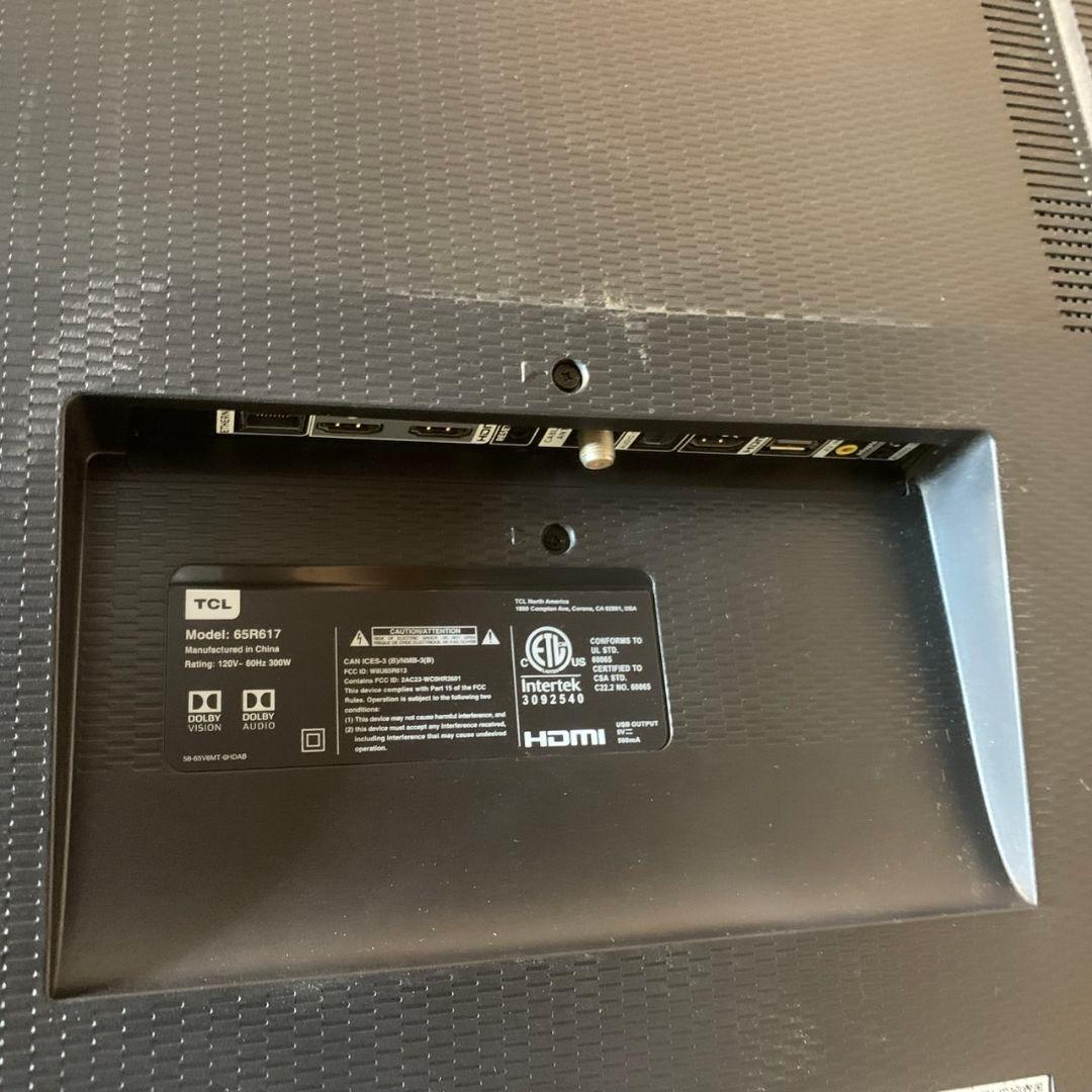 I415\" 海外モデル TCL 65インチ 液晶テレビ 65R617