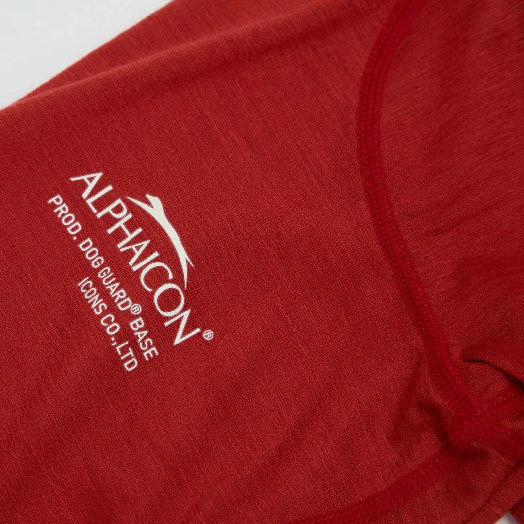 2025 アルファアイコン ドッグガードベース 赤 Sサイズ